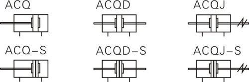 ACQ大缸徑系列 氣缸